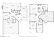 Detailed floor plan showcasing the layout of both floors, including room dimensions and features at 8447 Amherst Valley St, Las Vegas, NV 89123