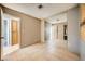 The bedroom features a large closet and tile floor at 100 Underhill Ct, Las Vegas, NV 89145