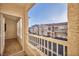 Balcony showing street view of the townhouse community at 10550 W Alexander Rd # 2103, Las Vegas, NV 89129