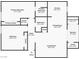 Detailed floor plan outlining the spacious layout of the home with bedrooms, baths, and living area at 4421 Alexis Dr # 429, Las Vegas, NV 89103