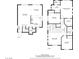 Detailed floor plan showcasing the layout of both floors, including room dimensions and bathroom locations at 10235 Headrick Dr, Las Vegas, NV 89166