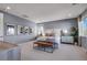 This spacious main bedroom features soft gray walls and neutral decor at 10332 Stroma Ave, Las Vegas, NV 89166