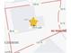 Image of a lot plot plan with highlighted square footage and boundary measurements at 1047 Amber Gate St, Henderson, NV 89002