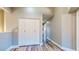 Hallway with closet, modern floors and neutral paint at 1532 Ascension Cir, North Las Vegas, NV 89031