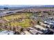 Overhead view of neighborhood with park, tennis courts and walking trails; a desirable community at 1536 Unison Way # 102, Las Vegas, NV 89135