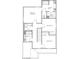 Layout of home's second floor featuring the primary bedroom, bath, laundry and bedrooms 3 & 4 at 1664 Square Fields St, Las Vegas, NV 89115