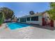 Backyard with a large pool, offering a refreshing escape and plenty of space for outdoor activities at 2254 Florence Ave, Las Vegas, NV 89119