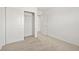 Bedroom with neutral carpet and closet at 2677 Saddle Bronze Ct, North Las Vegas, NV 89086