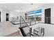 Upstairs hallway with modern railing at 29 Owl Ridge Ct, Las Vegas, NV 89135