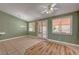 Bright dining area with tiled floors and a view of the outdoor patio at 3071 Misty Moon Ave, Henderson, NV 89052