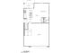 Layout of the 1st floor showing the garage, foyer, kitchen, nook, powder room and great room at 3946 Garden Square Ave, Las Vegas, NV 89115