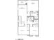 Layout of the 2nd floor showing 3 bedrooms, 2 bathrooms, laundry and a loft/optional bedroom 4 at 3946 Garden Square Ave, Las Vegas, NV 89115