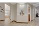 Hallway showcasing the home's interior design, connecting different areas of the residence at 4617 Gonzales Dr, Las Vegas, NV 89130