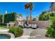 Backyard space offers lounge area, outdoor bar and drought tolerant planting at 4617 Gonzales Dr, Las Vegas, NV 89130