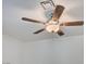 Bedroom featuring a ceiling fan with wooden blades and overhead lighting at 4855 S Torrey Pines Dr # 101, Las Vegas, NV 89103