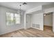 Dining area featuring hardwood floors and bright natural light at 4855 S Torrey Pines Dr # 101, Las Vegas, NV 89103