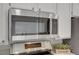 Stainless steel microwave above a gas range at 4855 S Torrey Pines Dr # 101, Las Vegas, NV 89103