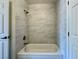 Bathroom featuring tub with tile surround at 5928 Willard St, Las Vegas, NV 89122