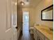 Bathroom featuring vanity and tub at 5928 Willard St, Las Vegas, NV 89122