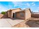 Outdoor concrete patio and shed with fenced yard, providing a secluded outdoor space at 6149 Elderberry Wine Ave, Las Vegas, NV 89142