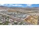 Aerial view of desert community with schools, parks, shopping, and easy highway access at 6927 Adobe Villa Ave, Las Vegas, NV 89142