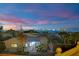 Backyard view of the Las Vegas strip from the home at 6927 Adobe Villa Ave, Las Vegas, NV 89142