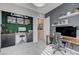 Well-appointed home office with dual desk areas, custom shelving, and a refreshing green wall accent at 746 Horizon Canyon Dr, Henderson, NV 89052