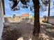 Large, empty backyard with potential for landscaping and customization at 8072 Hackberry Dr, Las Vegas, NV 89123