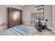 Spacious exercise room with a sleek bike and plenty of space at 818 Laceleaf St, Las Vegas, NV 89138