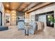Beautiful living area features an entertainment center, comfortable seating, and modern decor at 818 Laceleaf St, Las Vegas, NV 89138