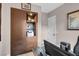 Office space featuring wood cabinet, storage and drawers, and complimentary wall art at 818 Laceleaf St, Las Vegas, NV 89138