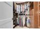 A walk-in closet with shelving and plenty of storage at 818 Laceleaf St, Las Vegas, NV 89138