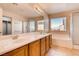 Bright bathroom features double sinks, a large mirror, separate shower, and a soaking tub at 8205 Celina Hills St, Las Vegas, NV 89131