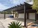 Open patio area with a custom cover at 8690 W Ford Ave, Las Vegas, NV 89148