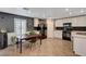 Bright kitchen featuring modern appliances, ample counter space, and a dining table at 10666 Cherry Ridge Ct, Las Vegas, NV 89129