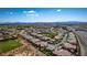 Scenic aerial shot overlooking a neighborhood, with the Las Vegas Strip visible in the distance at 10809 Garden Mist Dr # 2050, Las Vegas, NV 89135