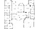 Detailed floor plan showing the layout of the house, including the living room, bedrooms, and garage at 2355 Villandry Ct, Henderson, NV 89074