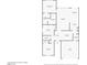 Detailed floor plan of the house showing room layouts and dimensions at 2534 Starlight Valley St, Henderson, NV 89044