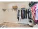 Spacious walk-in closet with built-in shelving and plenty of room for storage at 2534 Starlight Valley St, Henderson, NV 89044