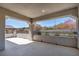 Spacious covered patio offering scenic views and a tranquil outdoor living area at 257 Elder View Dr, Las Vegas, NV 89138