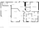 Simplified floor plan illustrating the spatial arrangement of rooms in the house at 2622 Rimpacific Cir, Las Vegas, NV 89146