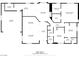 Detailed floor plan showcasing the layout of the home's 2,053 square feet, with dimensions for each room at 2622 Rimpacific Cir, Las Vegas, NV 89146