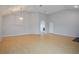 Open living room featuring vaulted ceilings, hardwood floors and recessed lighting at 2622 Rimpacific Cir, Las Vegas, NV 89146