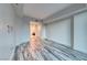 A bright bedroom with hardwood floors and an ensuite bathroom at 2700 Las Vegas Blvd # 3501, Las Vegas, NV 89109