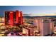 Wide city view displaying lit casinos, skyline, and mountains in the Las Vegas area at 2700 Las Vegas Blvd # 3501, Las Vegas, NV 89109