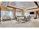 Large conference room with a contemporary design, sleek furniture, and city views at 2700 Las Vegas Blvd # 3501, Las Vegas, NV 89109