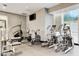 Fully-equipped gym with modern fitness equipment including ellipticals, bikes and weight machines at 2700 Las Vegas Blvd # 3501, Las Vegas, NV 89109