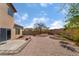 Backyard featuring a gravel area, a patio, and desert landscaping at 2739 Cramond St, Henderson, NV 89044