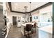 Community kitchen with stainless steel appliances, a large island, and pendant lighting at 408 Middlestone Ave, Henderson, NV 89011