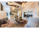 Cozy resident living area with modern fireplace and stylish decor at 408 Middlestone Ave, Henderson, NV 89011